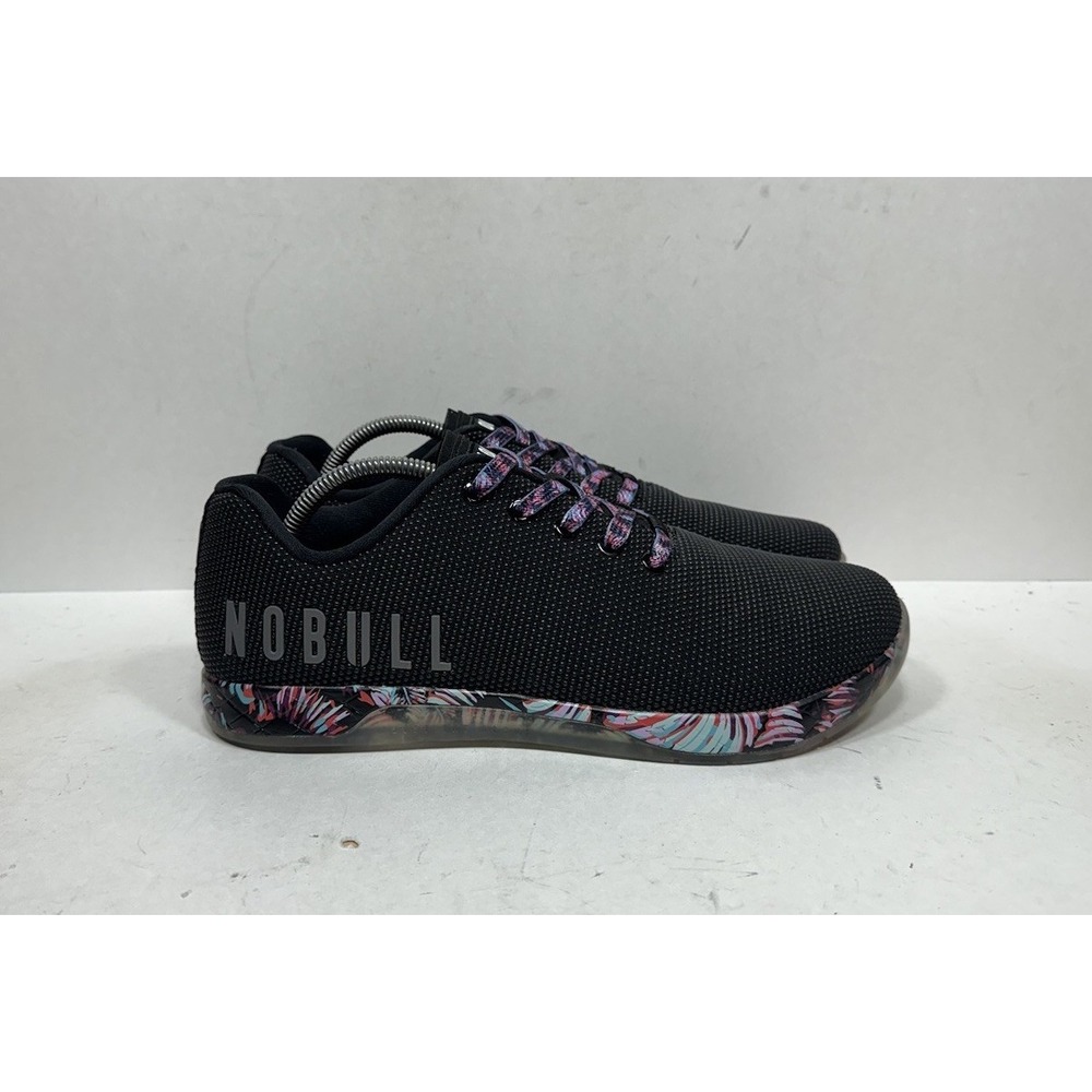 Nobull Outwork Trainer Midnight Palm Men's Size 10.5 US SuperFabric Black Floral